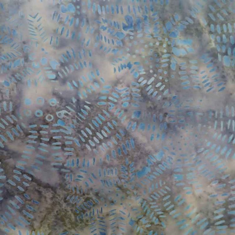 Batik Blue Dance Wideback Fabric
