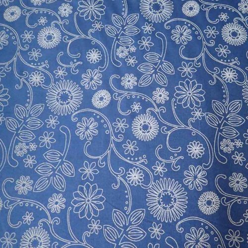 Caribbean Blue Wide Back Fabric