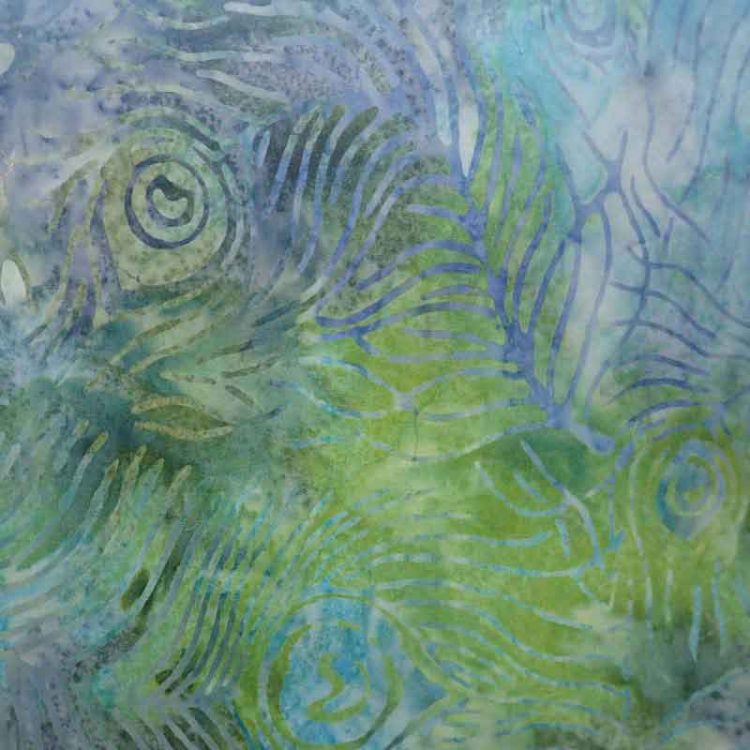 Green Peacock Batik