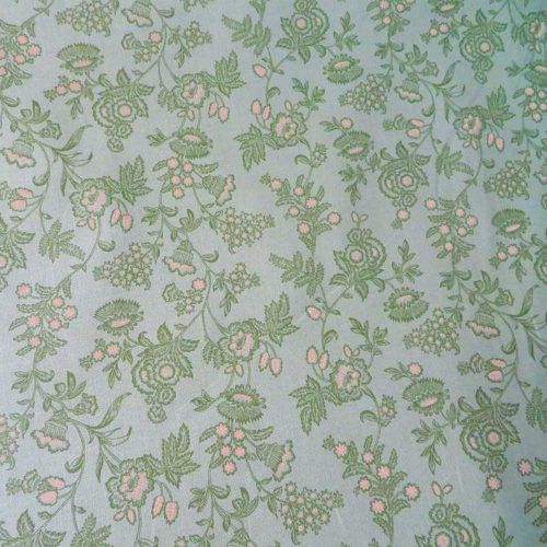 Cottage Linen Detailed Floral Wideback Fabric