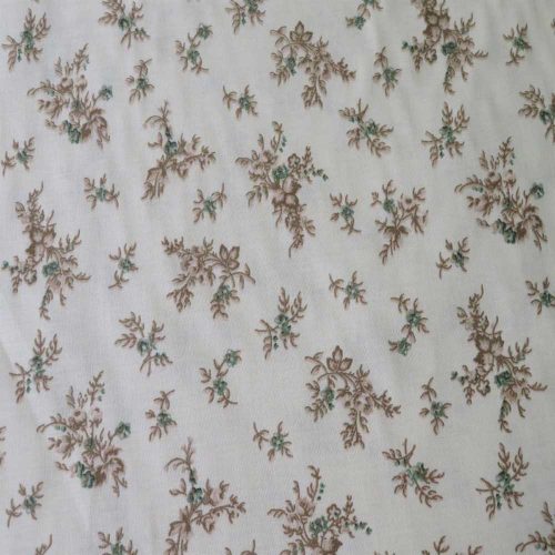 Cottage Linens Rosebud Vine Wideback Fabric