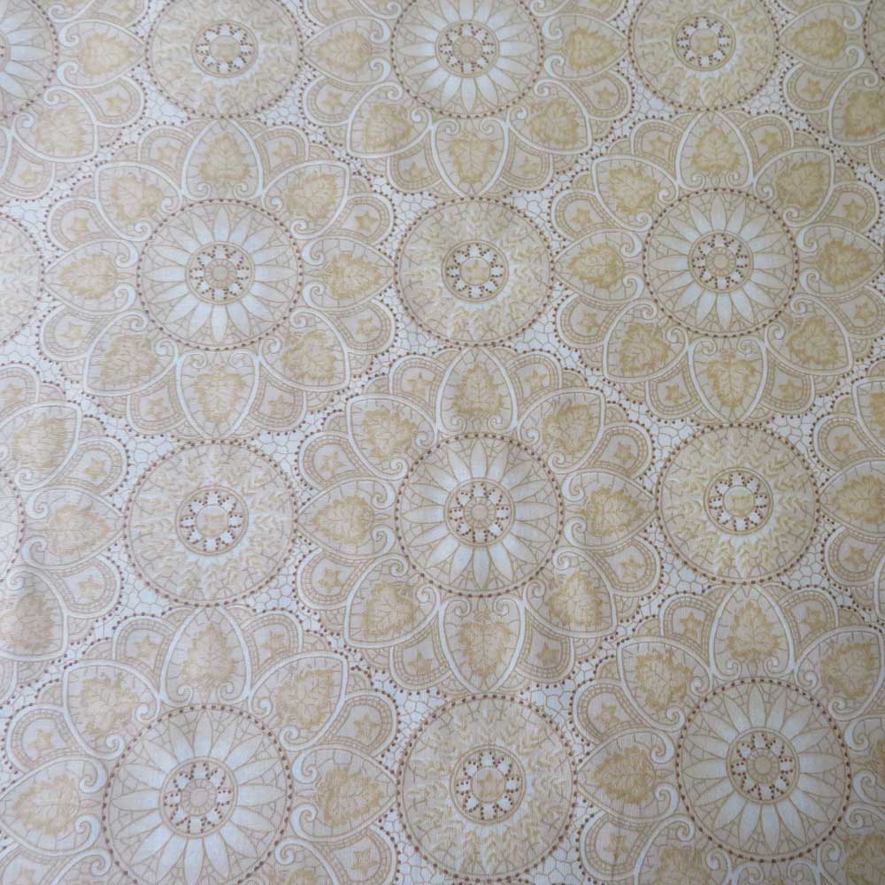 Cottage Linen Mandalas Wideback Fabric