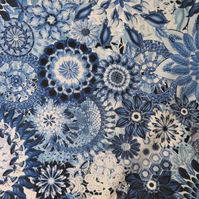 Floral Crochet Wideback Fabric