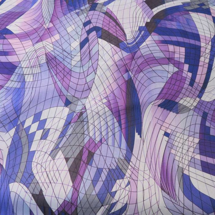 Matrix Purple Wideback Fabric
