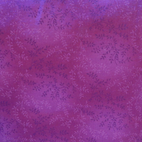 Delicate Vine Dark Pink Backing Fabric