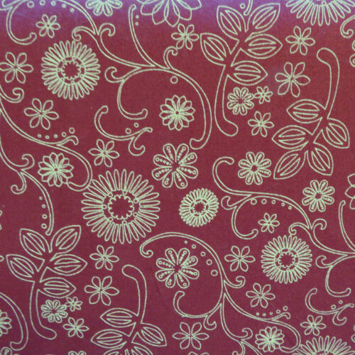 Caribbean Burgundy WideBack Fabric