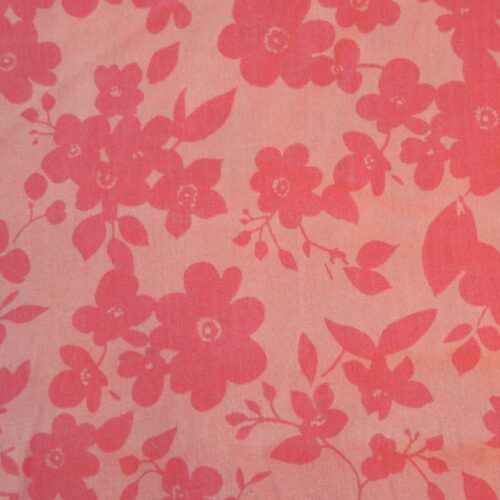 Daisy Coral Wideback Fabric