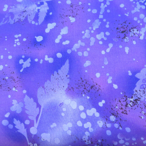 Fossil Fern Purple Wideback Fabric