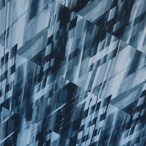 Digital Matrix Black Wideback Fabric