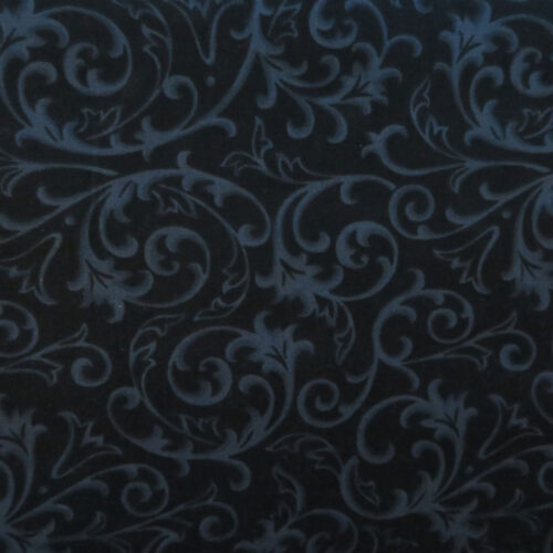 Baroque Black Wideback Fabric