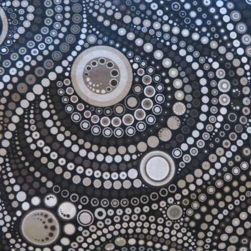 Effervescence Black Wideback Fabric