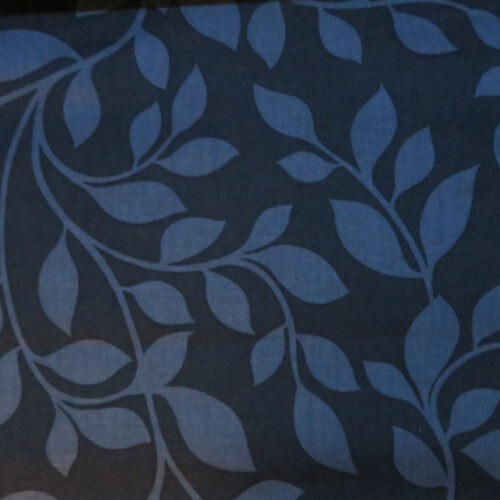 Modern Vine Black Wideback Fabric