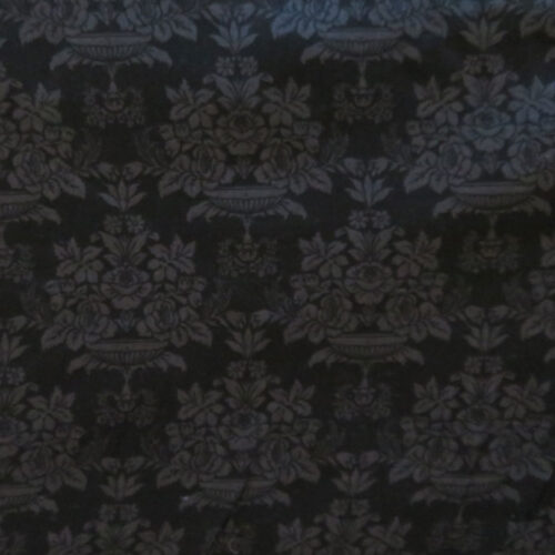 Spots Black Wideback Fabric