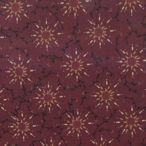 Prairie Vine Red Wideback Fabric
