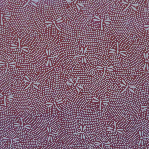 Dragonfly Rust Wideback Fabric