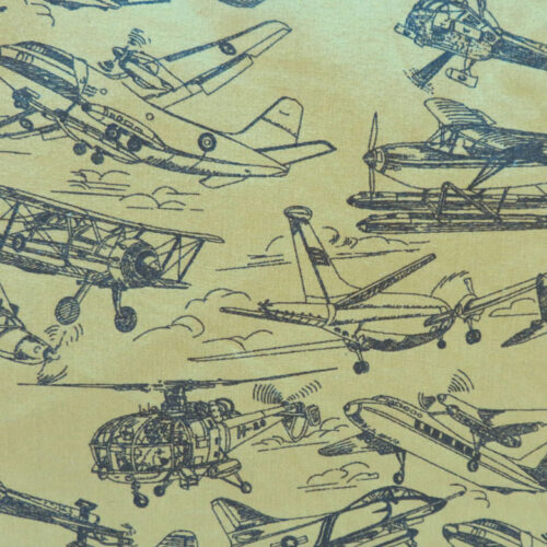 Plane Green Wideback Fabric