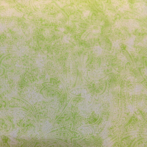 Montego Bay Paisley Green Wideback Fabric