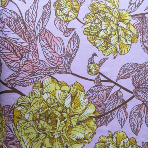 Peony Sunshine Wideback Fabric
