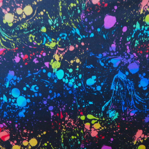 Phosphor And Venom Black Wideback Fabric