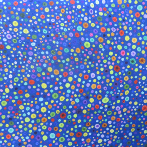 Glass Beads Blue Wideback Fabric