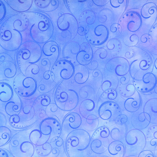 Swirling Splendor Purple Wideback Fabric