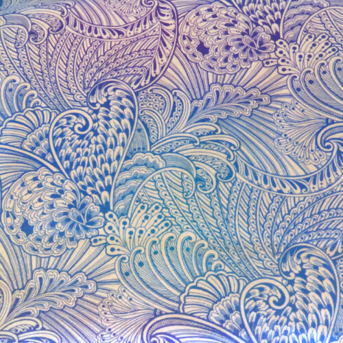 Peacock Fantasy Opulence Wideback Fabric