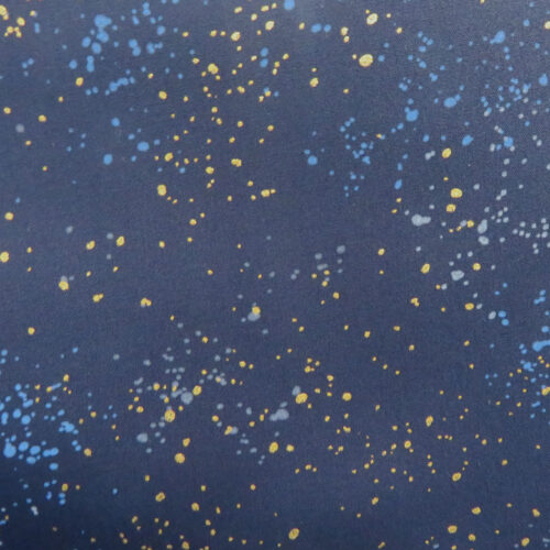 Speckled Navy Ruby Star Wideback Fabric