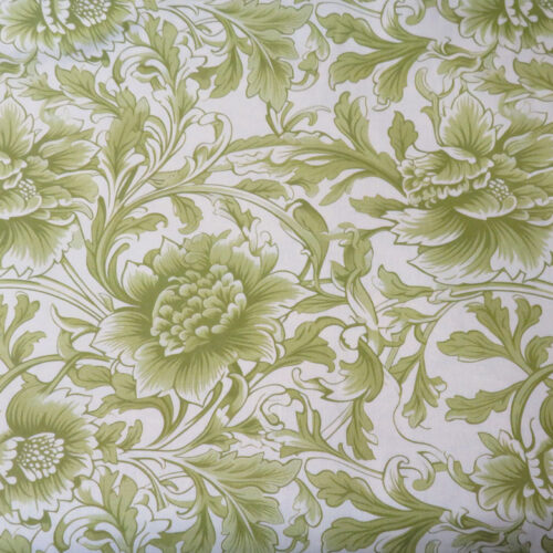 Fleur Green Wideback Fabric