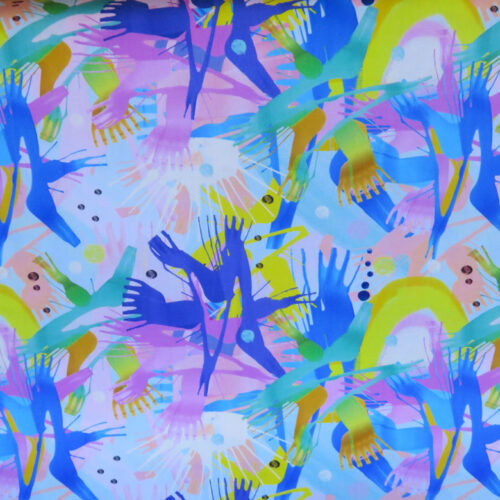 Crafty Abstract Wideback Fabric