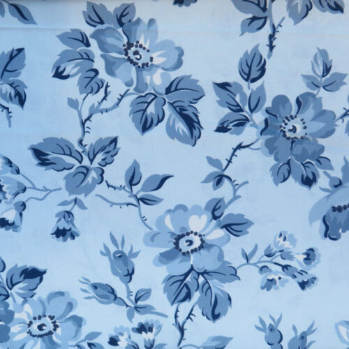 Midnight Garden Mist Wideback Fabric