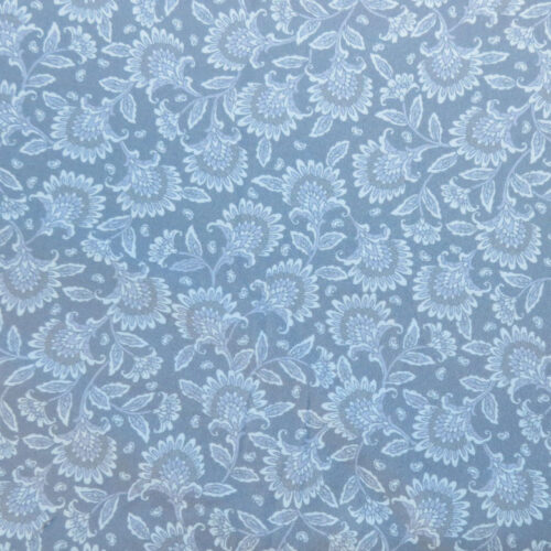 Whimsy Floral Charcoal Wideback Fabric