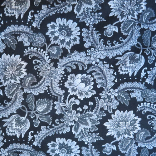 Arden Black Wideback Fabric