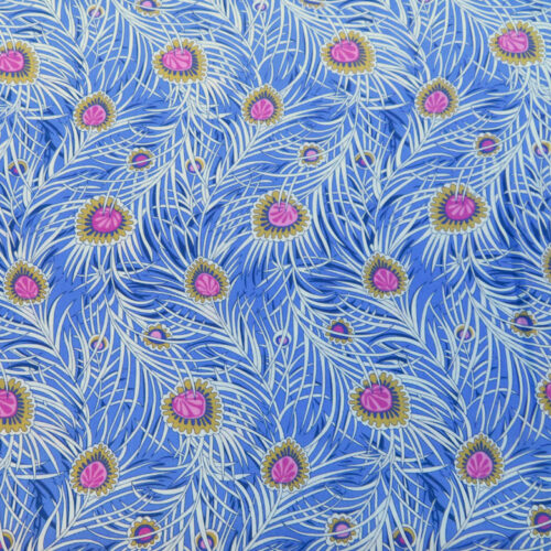 Peacock Dance Wideback Fabric