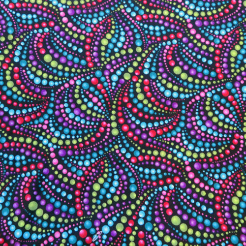 Beaded Swirls Wideback Fabric