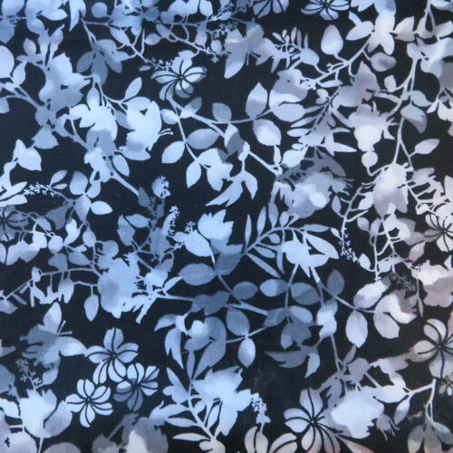 Bloomin Beauty Black Wideback Fabric