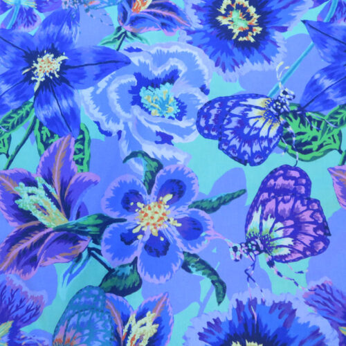 Not Your Mamas Garden Butterfly Green Wideback Fabric