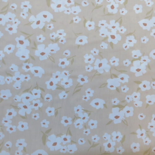 Spring Daisies Ecru Wideback Fabric