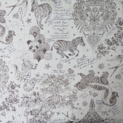 Linework Paper Sketchyer Wideback Fabric